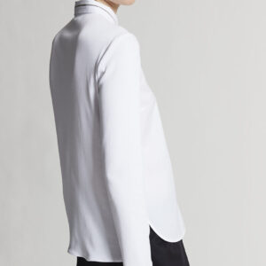 Streč puplin košulja sa detaljem na kragni