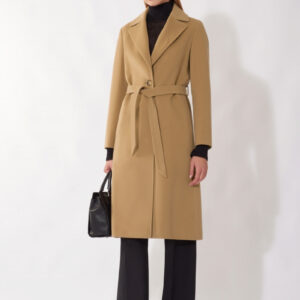 Dugačak kaput sa pojasom