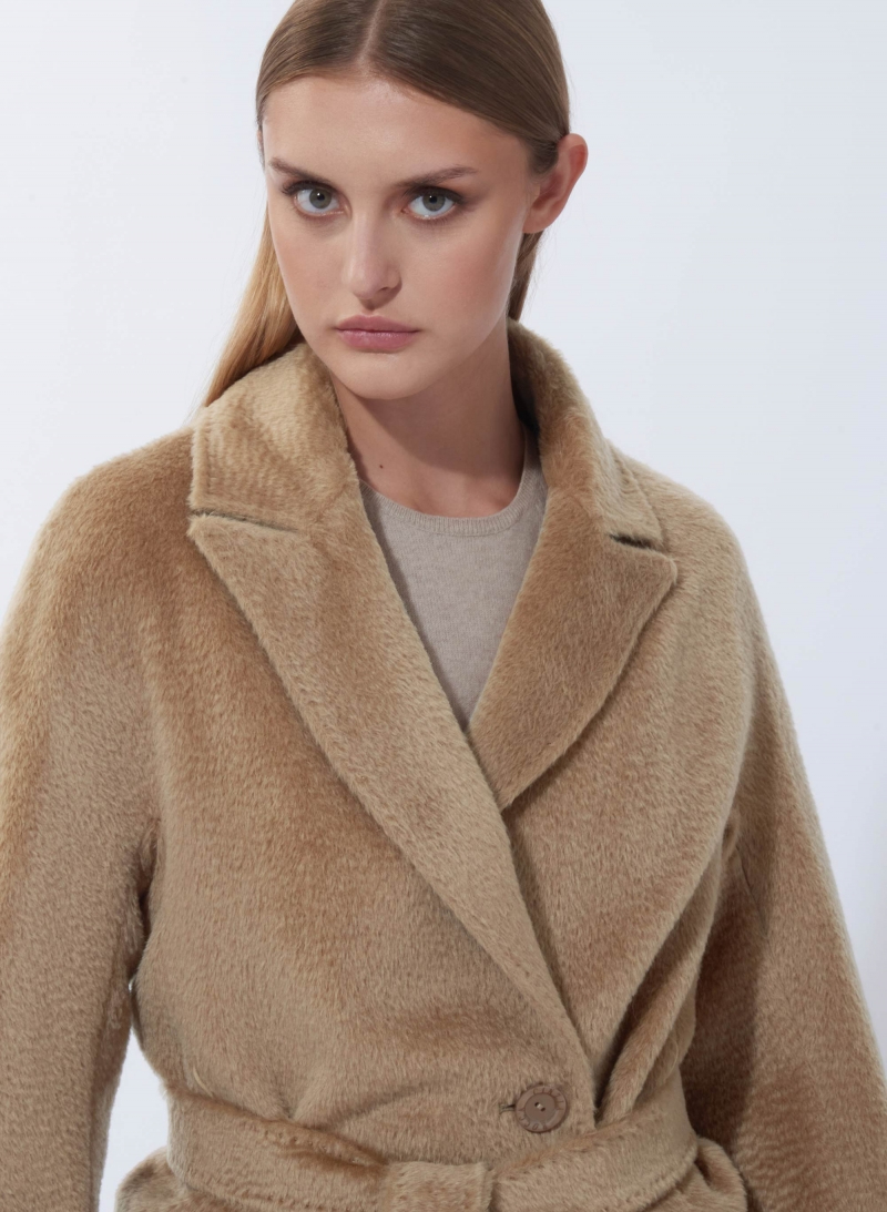 Maxi kaput od alpaka i devičanske vune - Slika 5