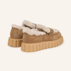 Grenelle Full Shearling Light Brown Beige