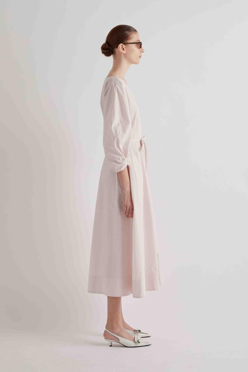 Dugačka haljina sa kimono rukavima - Slika 2