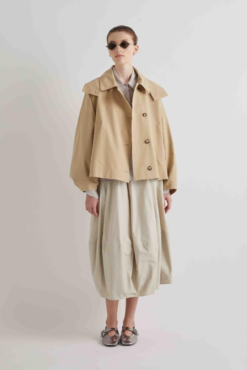 Kratak mantil sa kapuljačom - Slika 2