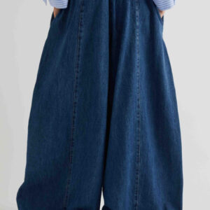 Široke pantalone rastegljivog pojasa